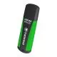 64GB USB3.1 Flash Drive Transcend "JetFlash 810", Black-Green, Rubber Case (R/W:90/30MB/s)