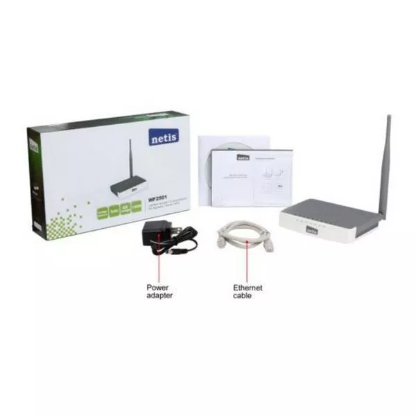 Wireless Router Netis WF2501P 150Mbps, POE, Long Range, Detachable Antenna