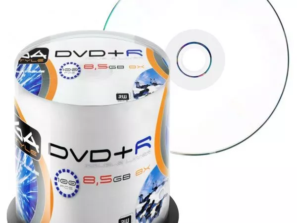 Printable  Double Layer 10*Cake DVD+R Freestyle 8.5GB, 8x, FF