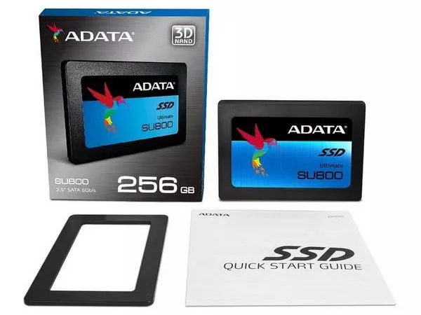 2.5" SSD  256GB ADATA Ultimate SU800 [R/W:560/520MB/s, 80K/85K IOPS, SM2258, 3D-NAND TLC]