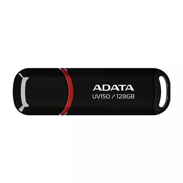 32GB USB3.1 Flash Drive ADATA "UV150", Black, Plastic, Classic Cap (R/W:40/20MB/s)