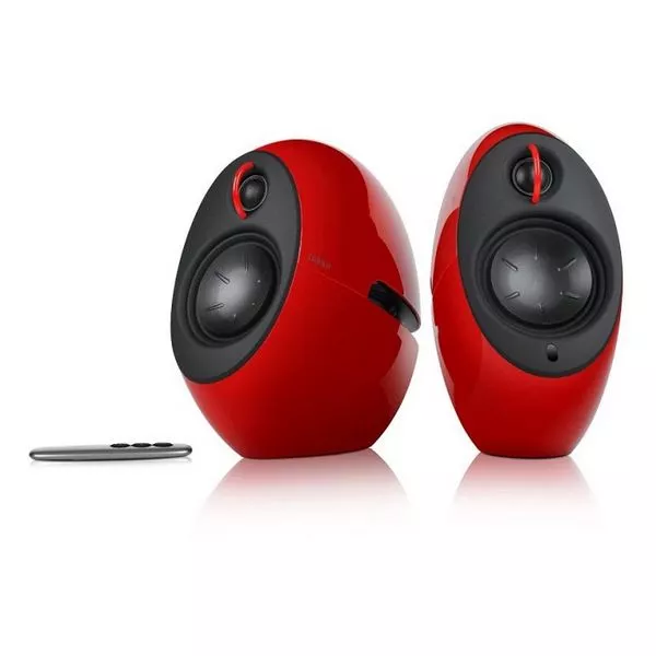 Edifier E25HD Red, 2.0/ 74W (2x37W) RMS, Audio in: Bluetooth 4.0, auxiliary, optical, remote control, satl.(3"+3/4")