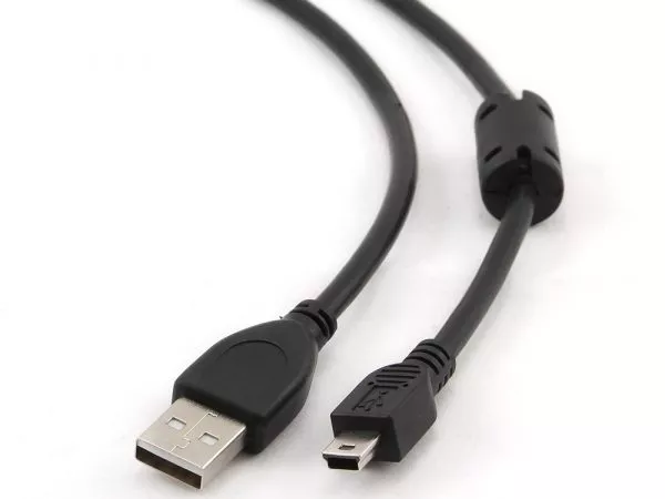 Cable USB, A-plug MINI 5PM, 1.8 m, USB2.0. Normal quality, CC-USB2-AM5P-6