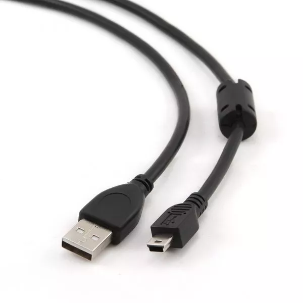 Cable USB, A-plug MINI 5PM, 1.8 m, USB2.0. Normal quality, CC-USB2-AM5P-6