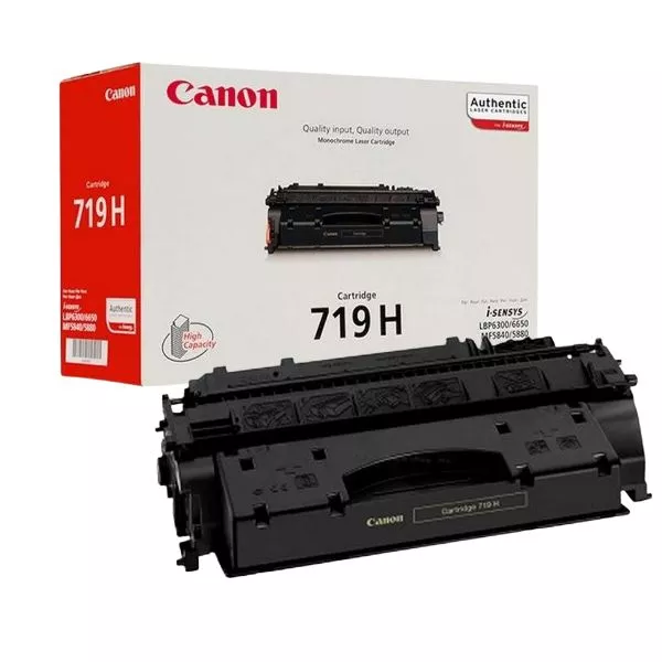 Laser Cartridge Canon 719H, black (6400 pages) for LBP-6300dn/6650dn, MF5840dn/5880dn