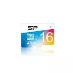 16GB microSD Class10 U1 UHS-I + SD adapter  Silicon Power Elite Color microSDHC, Up to: 900MB/s