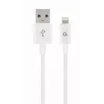 Blister Lightning 8-pin/USB2.0,  1.0m Cablexpert White, CC-USB2P-AMLM-1M-W