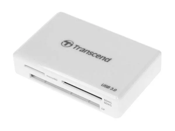 Card Reader Transcend "TS-RDF8W2" White, USB3.1 (All-in-1)
