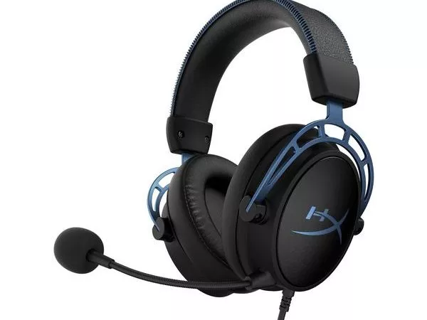 HYPERX Cloud Alpha S Headset, Black/Blue, Solid aluminium build, Microphone: detachable, Frequency r