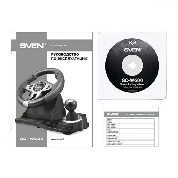 Wheel SVEN GC-W600, PC/PS3/Xinput