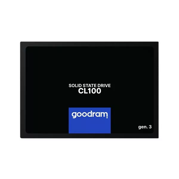 2.5" SSD  240GB GOODRAM CL100 Gen.3, SATAIII, Sequential Reads: 520 MB/s, Sequential Writes: 400 MB/
