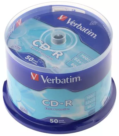 Verbatim DataLife CD-R 700MB 52X EXTRA PROTECTION SURFACE - Spindle 50pcs.
