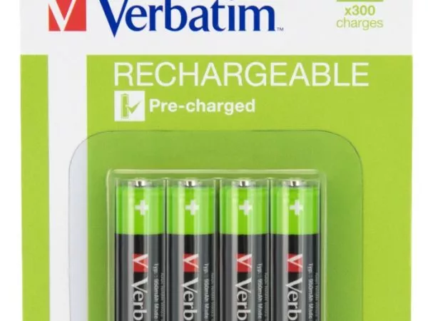 Verbatim Rechargeable Battery  AAA, 4pcs