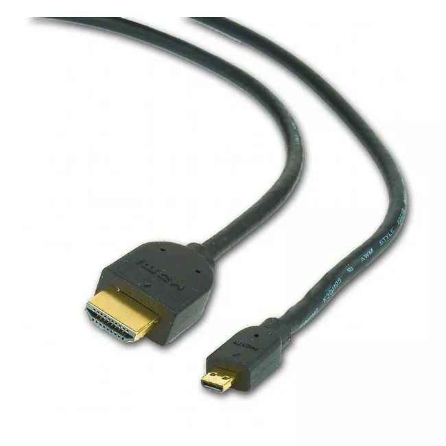 Cable HDMI to micro HDMI 3.0m Gembird, male - micro D-male, V1.3, Black, CC-HDMID-10