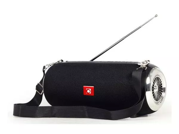 Gembird SPK-BT-17, Portable Bluetooth speaker with FM-radio, 10W (2x5W) RMS, Bluetooth v.5.1, Handsfree profile (Built-in microphone), microSD, built-