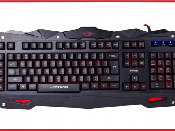 MARVO "KG748", Gaming Lighting Keyboard, 110 keys, 5 programmable keys, 26 anti-gosting keys, 3 colo