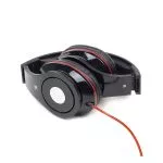 Gembird MHS-DTW-BK "Detroit", Folding stereo headphones with Microphone, 3.5mm (4 pin), Black