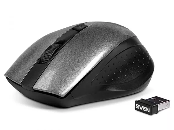 Mouse Wireless SVEN RX-325, Laser, Gray, USB