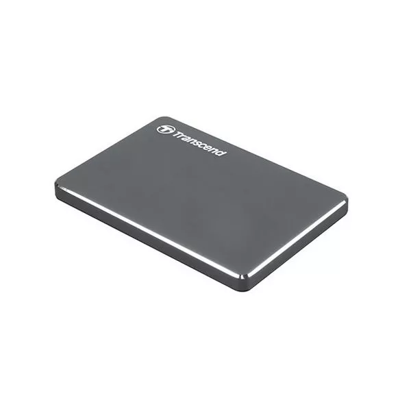 1.0TB (USB3.0) 2.5" Transcend "StoreJet 25C3", Iron Gray, Ultra-Slim, Aluminum Casing