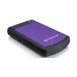 4.0TB (USB3.0) 2.5" Transcend "StoreJet 25H3P", Rubber Grey/Violet, Anti-Shock, One Touch Backup