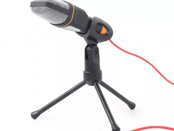 Gembird MIC-D-03 Desktop microphone with a tripod, Frequency: 100 Hz - 16 kHz, Sensitivity: - 62 +/-
