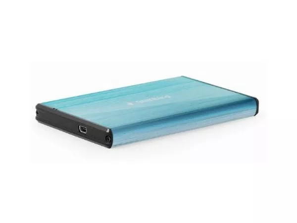 2.5" SATA HDD External Case miniUSB3.0, Aluminum Blue, Gembird "EE2-U3S-3-B"