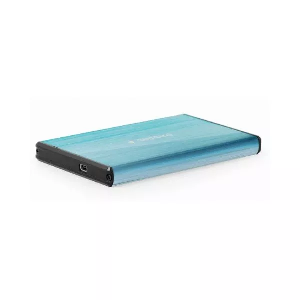 2.5" SATA HDD External Case miniUSB3.0, Aluminum Blue, Gembird "EE2-U3S-3-B"