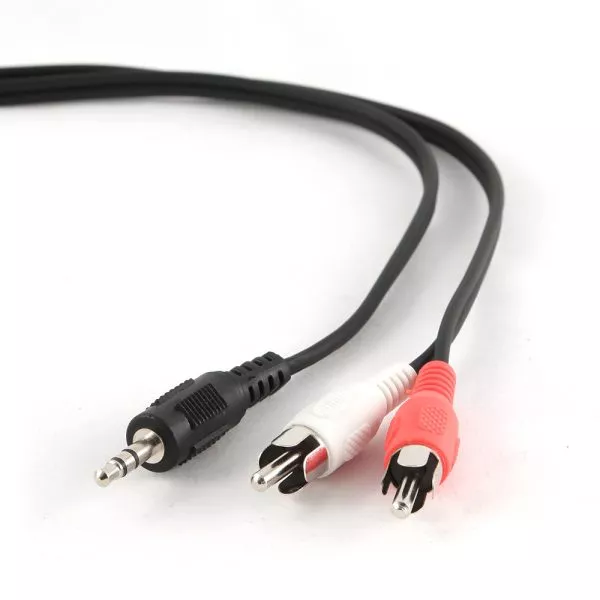 CCA-458-20M 3.5mm stereo plug to 2 phono plugs 20 meter cable
