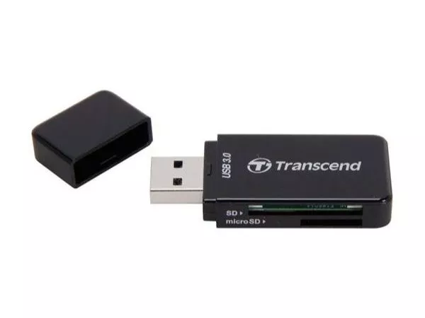 Card Reader Transcend "TS-RDF5K" Black, USB3.1 (SDHC/SDXC/microSDHC/SDXC)