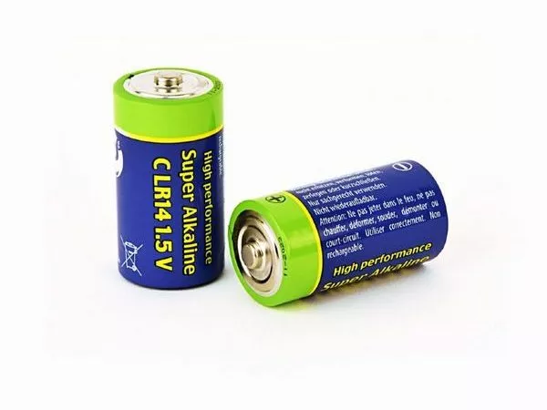 Gembird Alcaline Battery  C-cell LR14 1.5V,  2pcs, High performance and long lifetime