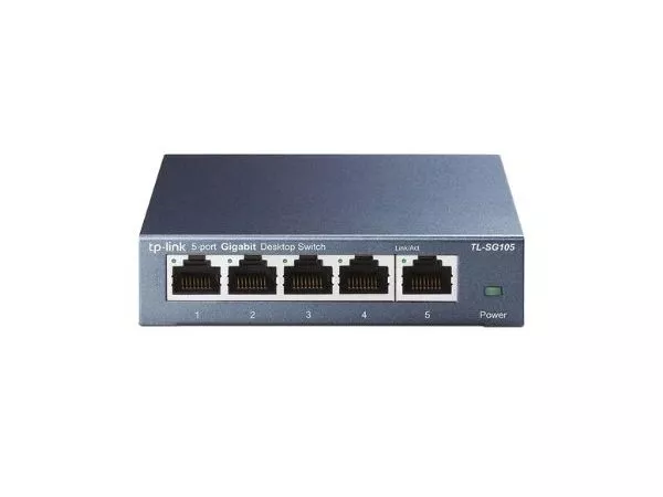 5-port 10/100/1000Mbps Switch TP-LINK "TL-SG105", steel case