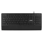 Keyboard SVEN KB-E5500, Low-profile, Island-style, Fn Keys, Splash proof, Wrist rest, Balck, USB