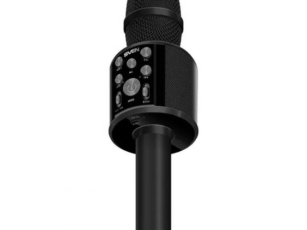 Karaoke Microphone SVEN "MK-960", Black, Bluetooth, 6w, microSD, 1200mAh
