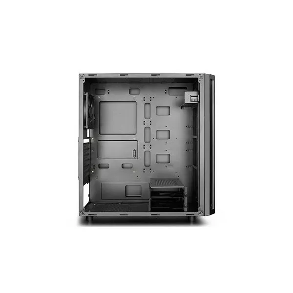 DEEPCOOL "D-SHIELD V2" ATX Case, with Side-Window, without PSU, 1x120mm rear fan, Bottom mounted PSU
