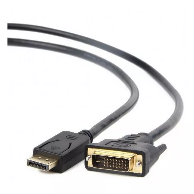 Cable  DP to DVI 3.0m, Cablexpert, "CC-DPM-DVIM-3M", Black