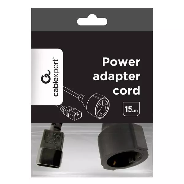 Cable, Power Extension C14 male to CEE 7/4 female, Gembird PC-SFC14M-01