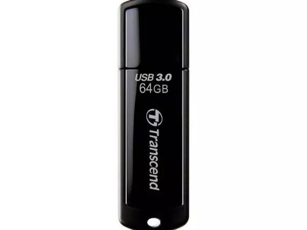 64GB USB3.1 Flash Drive Transcend "JetFlash 700", Black, Classic Cap (R/W:90/30MB/s)