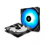 PC Case Fan Deepcool RF 140 – 2 in 1, 140x140x26mm, 19.8-24dBA, 64.13CFM, 500-1200RPM, PWM, RGB
