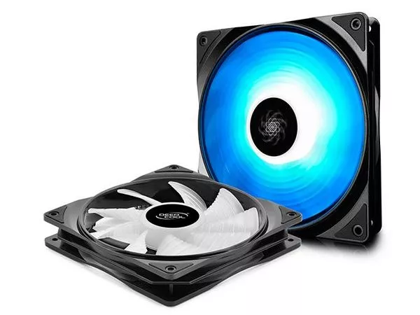 PC Case Fan Deepcool RF 140 – 2 in 1, 140x140x26mm, 19.8-24dBA, 64.13CFM, 500-1200RPM, PWM, RGB