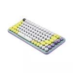 Logitech POP Keys Wireless Mechanical Keyboard With Emoji Keys, Multi-device, Layout Size Minimalist, Daydream/Mint