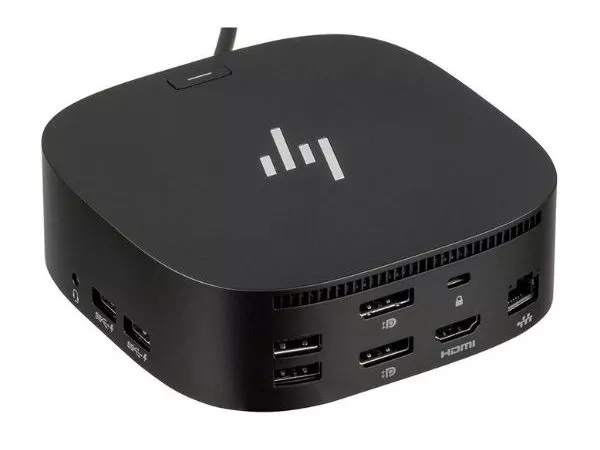 HP USB-C G5 Dock EURO, 1 USB-C port with data and power out (15W), 2 x USB 3.0 charging ports, 1 combo audio jack, 2 x USB 3.0 charging ports, 2 x DP;