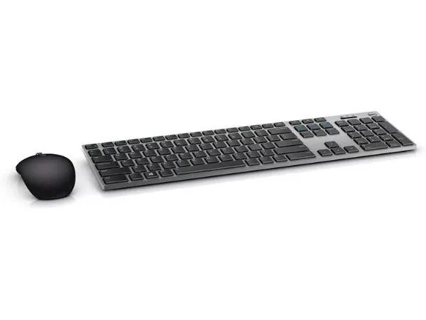 Dell KM717 Russian (QWERTY) Premier Wireless Keyboard and Mouse, Black/Silver
