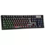 MARVO "K616A", Wired Gaming Rainbow LED, 104 keys, Rainbow colors light, USB, EN layout, Black
