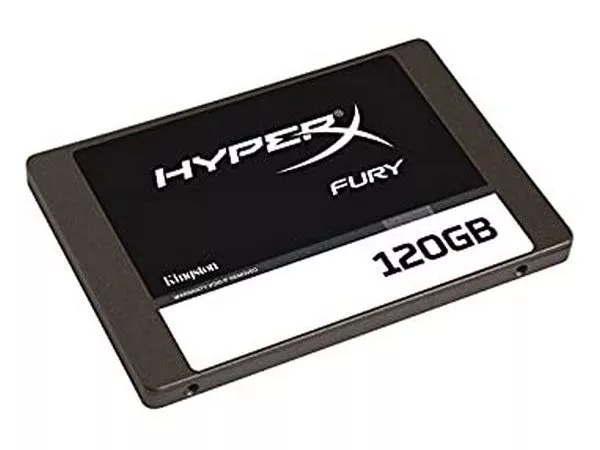 2.5" SSD  120GB Kingston HyperX FURY 3D, SATAIII, Sequential Reads: 500 MB/s, Sequential Writes: 500