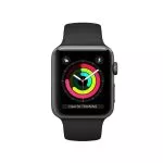 Apple Watch 3 42mm/Space Gray Aluminium Case With Black Sport Band, MTF32 GPS, Space Grey