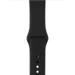 Apple Watch 3 42mm/Space Gray Aluminium Case With Black Sport Band, MTF32 GPS, Space Grey