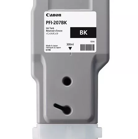 Ink Cartridge Canon PFI-207 Bk, black, 300ml for iPF785