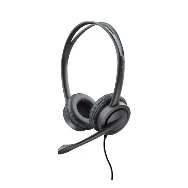 Trust Mauro USB Headset, with Microphone, Inline remote control, mute switch for microphone and head