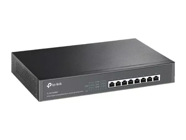 8-port 10/100/1000Mbps POE+ Switch TP-LINK "TL-SG1008MP", Desktop/Rackmount
