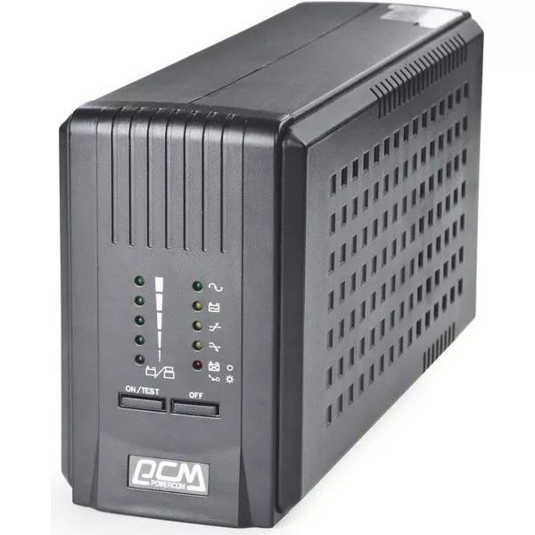 UPS PowerCom SPT-700, 700VA/560W, Smart Line Interactive, Pure Sinewave, AVR, USB, 5 x IEC320 C13